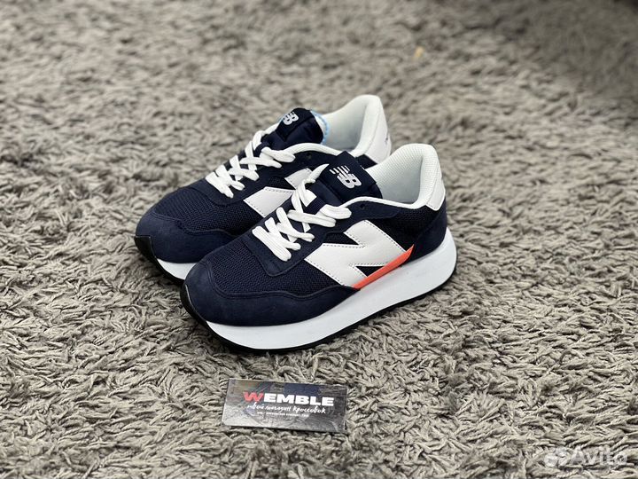 Кроссовки обувь New Balance 237, Navy/Orange