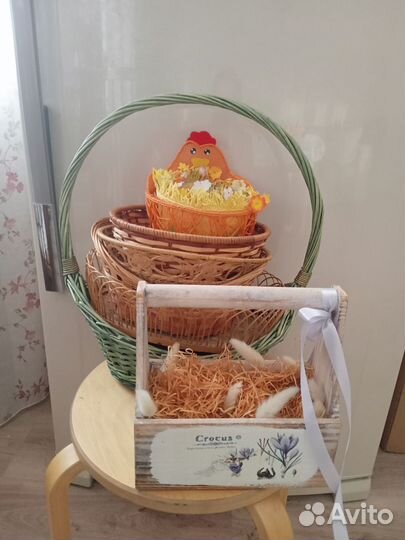 Плетеные корзинки