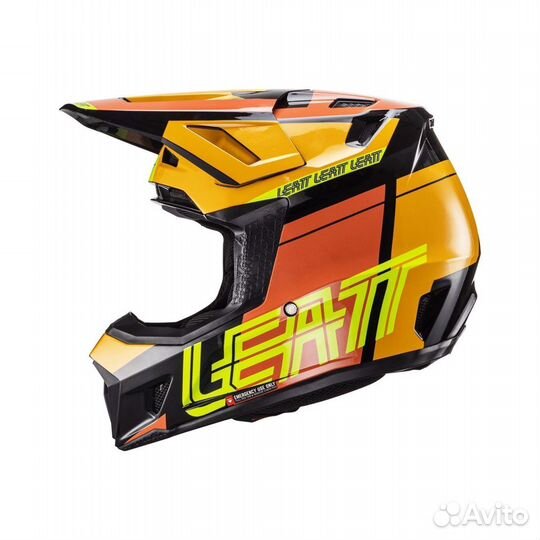 Мотошлем Leatt Moto 7.5 Helmet Kit (Citrus, M, 20