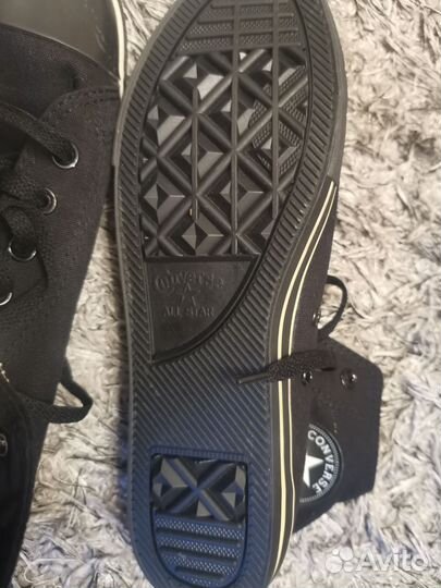 Кеды converse ALL star черные высокие Мужские