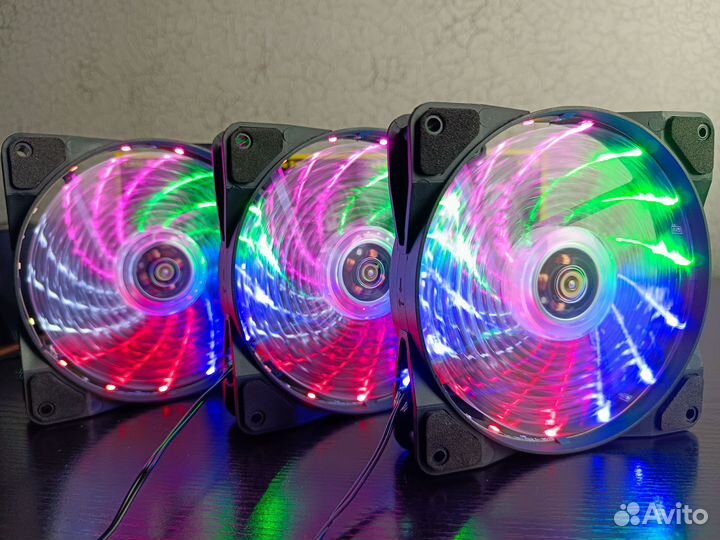 Вентиляторы с подсветкой 120mm разные цвета