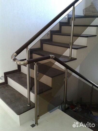 Лестница металлическая на второй этаж