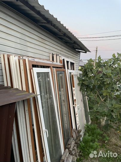 Пластиковые окна и двери бу