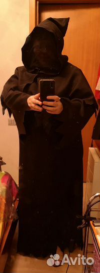 Костюм для хеллоуина Жуткий Жнец,новый, размер 54