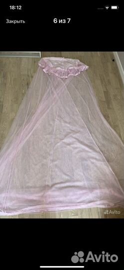 Балдахин на взрослую кровать, сетка москитная