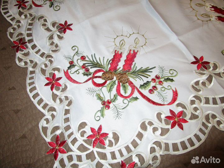 Новогодняя салфетка на стол
