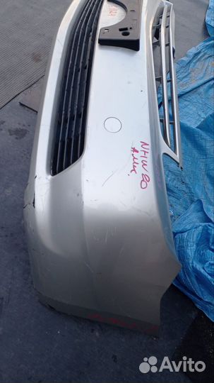 Бампер Тойота Приус 20 (цвет - серебристый)