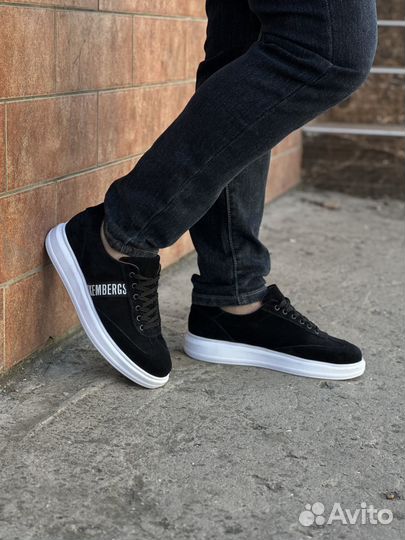 Кеды мужские bikkembergs замшевые