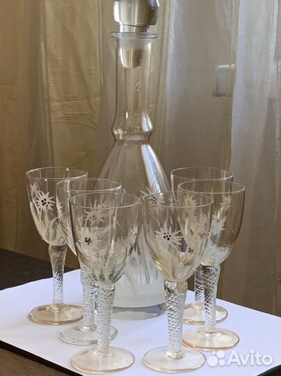 Графин+фужеры Богемия