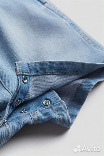 Джинсовый комбинезон HM 68 74 86 шорты