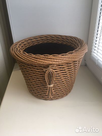 Кашпо из ротанга 12 литров