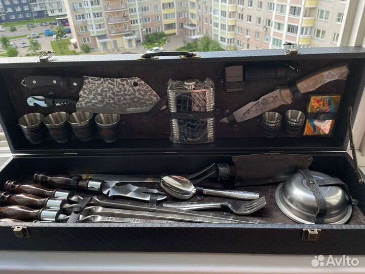Шашлычный набор в кейсе