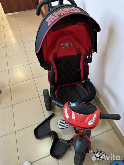 Детский велосипед с ручкой бу