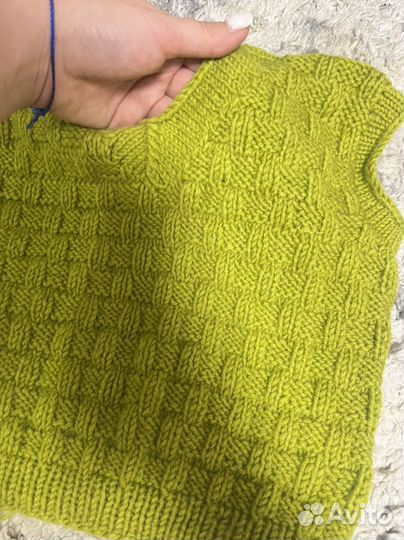 Жилет вязаный детский 92-98