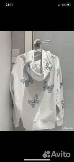 Haliky Swarovski butterflies hoodie (M)