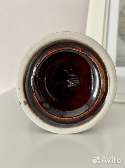 Подсвечник, обливная керамика, ссср, 1970-1990 гг