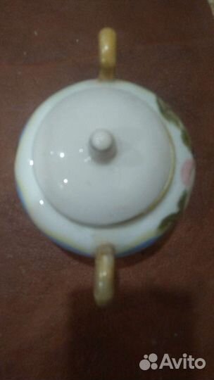 Фарфоровая сахарница.Старый Китай 40-50гг