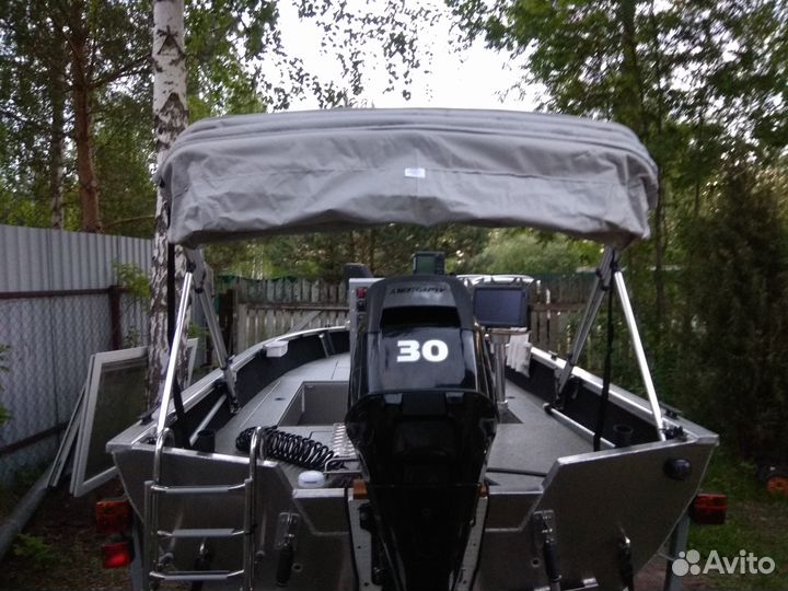 Лодка Виндбот 45 (эвофиш), двигатель, прицеп