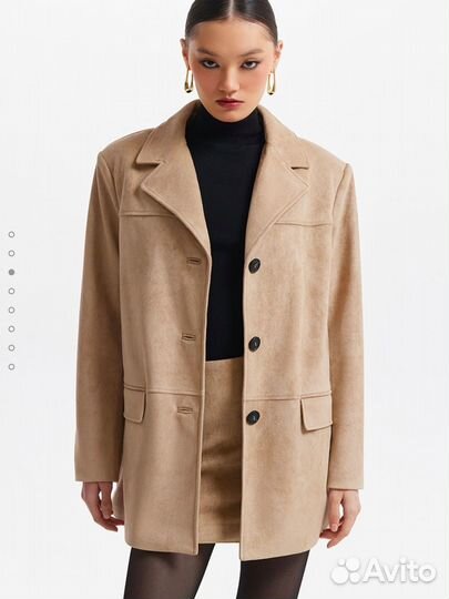 Замшевый пиджак love republic lime