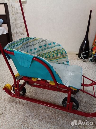 Санки коляска ника