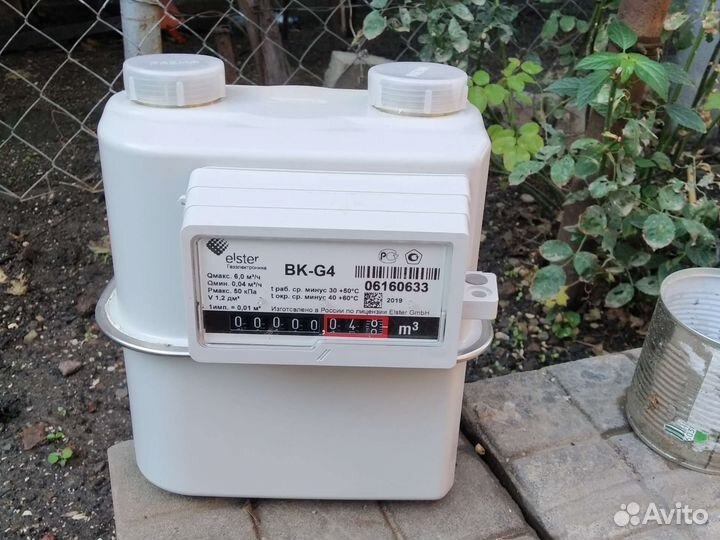 Газовый счетчик новый