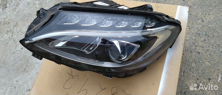 Фара левая мерседес W205 205 одна линза C205