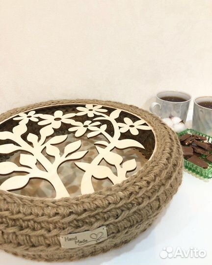 Вяжу изделия из джута