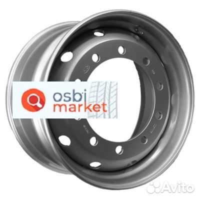 11,75x22,5/10x335 ET120 D281 M22 Silver (2244F) Прицеп (диск. тормоз) 4500 кг
