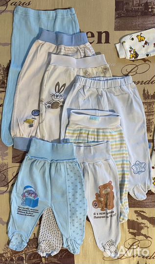 Пакет вещей для новорожденного