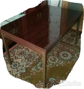 Стол полированный раздвижной