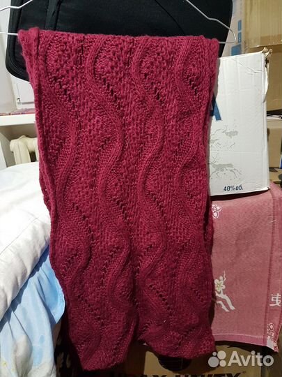 Шапка со снудом пакетом и шарф женский