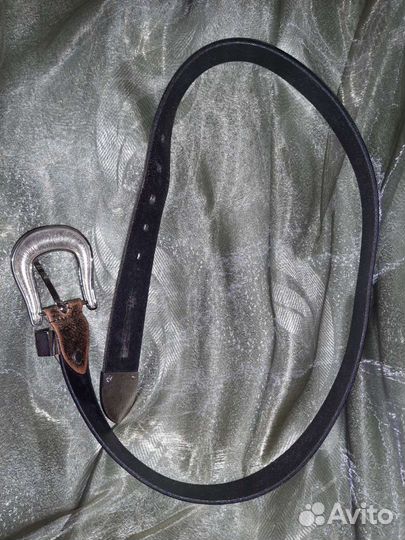 Ремень женский мужской кожаный