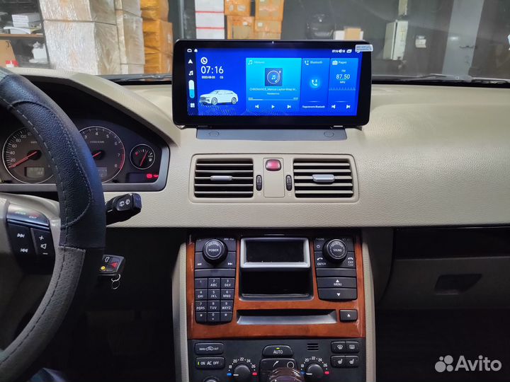 Android магнитола 12.3 дюйма Volvo XC90 2002 -2014