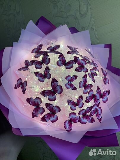 Букеты из бабочек на заказ