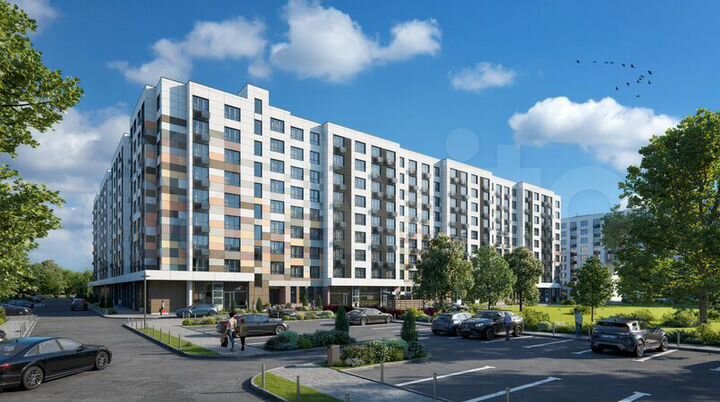 2-к. квартира, 51,9 м², 8/9 эт.