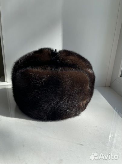 Норковая шапка мужская