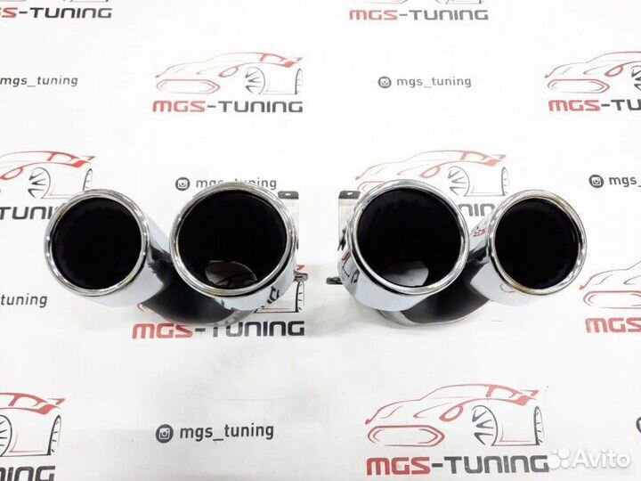 Насадки на Mercedes стиль CLA45 AMG C118 Chrome