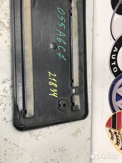 Накладка номера передняя Audi A6 С7 cgwb 2011