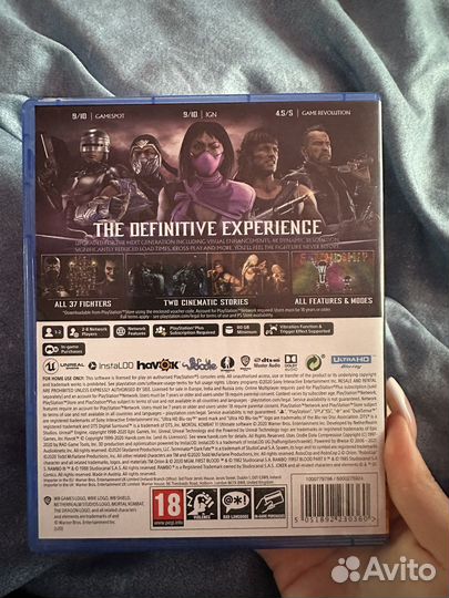 Игра для playstation ps5 ps4 mortal kombat