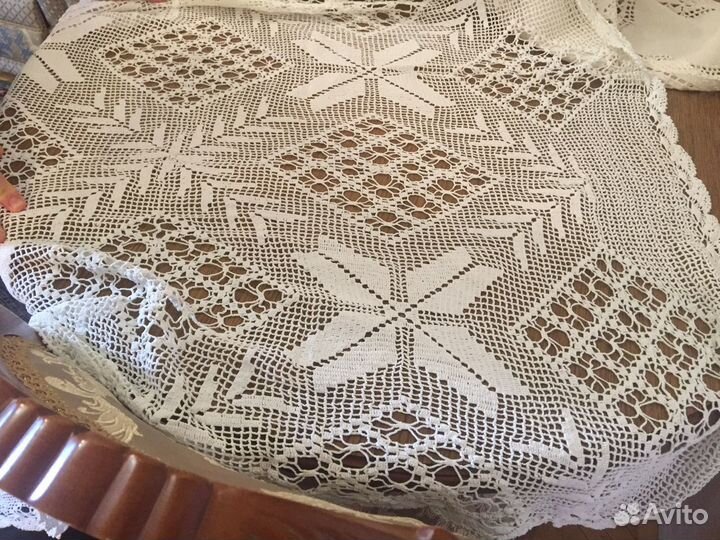 Скатерть старинная ручной работы