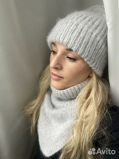 Вязаный набор (Снуд и шапка)