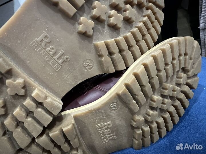 Кожаные ботинки для девочки Ralf Ringer