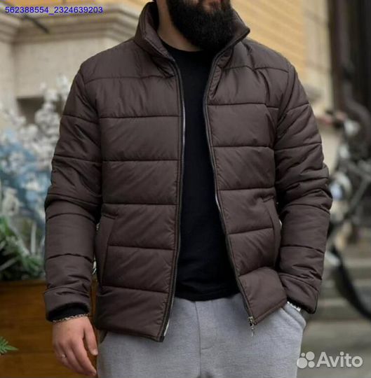 Мужская куртка стежка (все размеры) (Арт.67153)