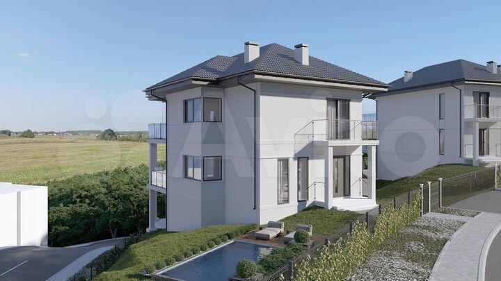 Коттедж 219 м² на участке 6,8 сот.