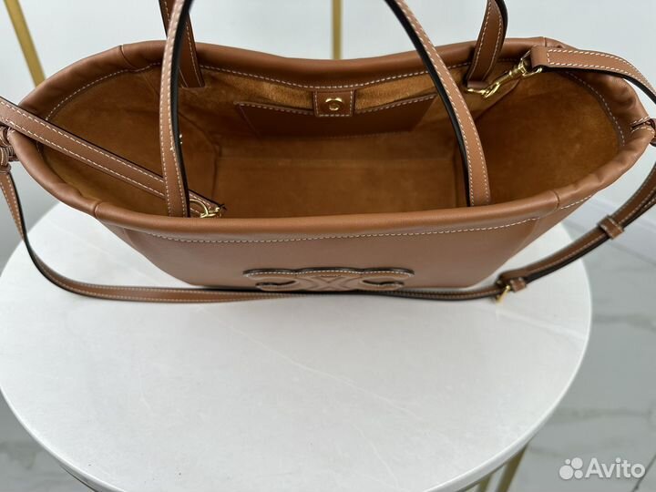 Сумка Celine коричневая кожа