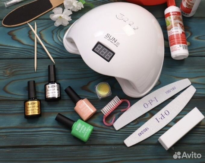Стартовый набор с лампой Led для маникюра