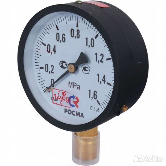 Манометр росма тм-510Р.00 диам.100 мм