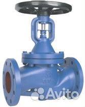 Вентиль запорный Рашворк (Rushwork) 334 1 1/4 Ду32 Ру16 сильфонный чугунный фланцевый