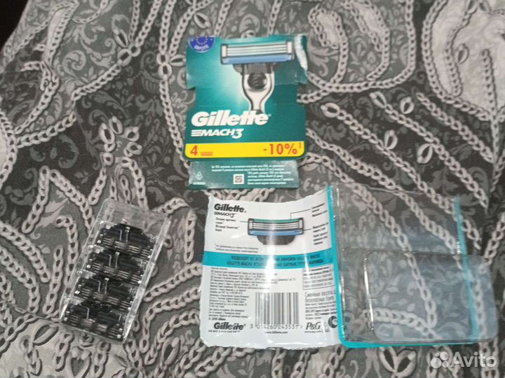 Кассеты для бриться мужские Gillette mach 3