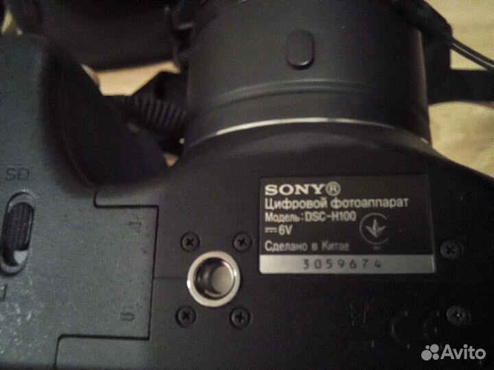 Фотоаппарат sony dsc h100